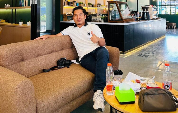 Hairul Anam, Ketua PWI Pamekasan. (Khoyrul Umam Syarif/Kabar Madura)