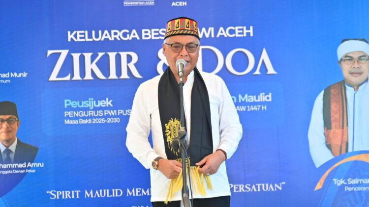 Akhmad Munir, Ketum PWI Pusat. (Lutfil Hakim/Kabar Madura)