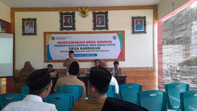 MASIH MINIM: Hanya terdapat 10 Koperasi Merah Putih yang saat ini mulai beroperasi di Kabupaten Sumenep. (KM/MOH.RAZIN)
