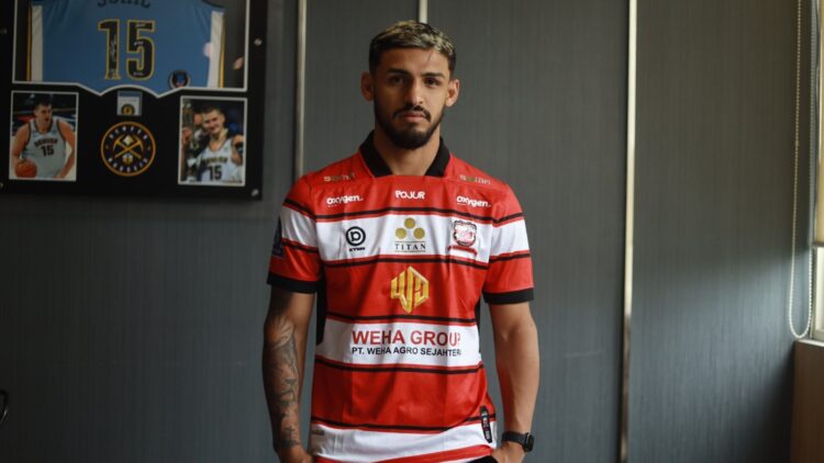 Riquelme Sousa, Pemain Asing Madura United. (Ferdiansyah Alifurrahman/Kabar Madura)