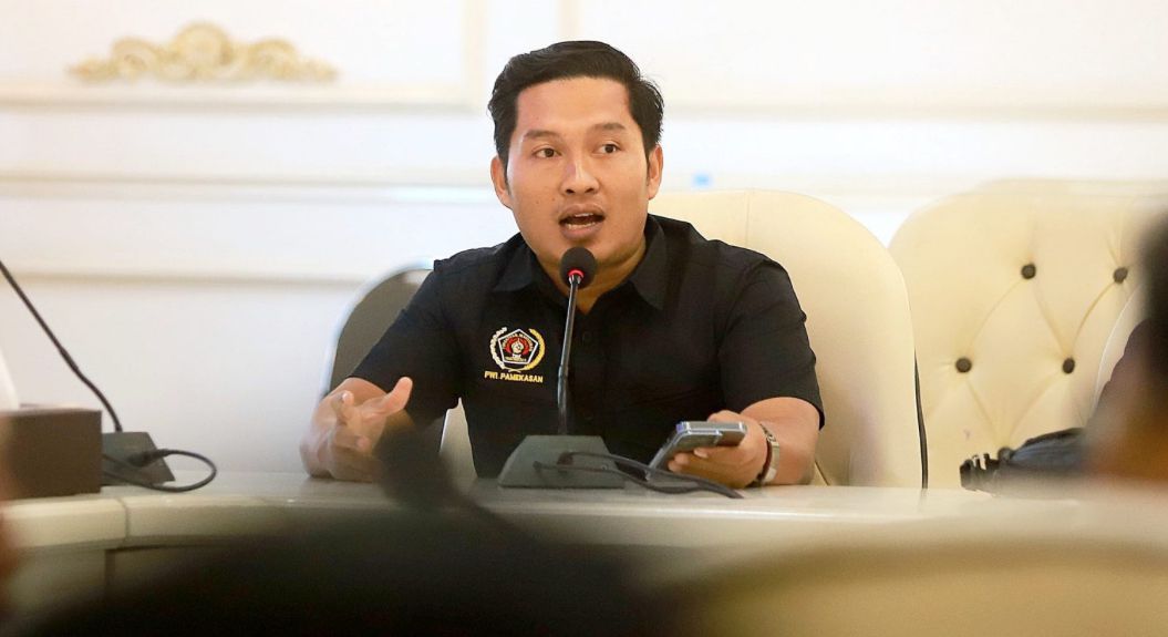 Hairul Anam, Ketua PWI Pamekasan. (Safira Nur Laily/Kabar Madura)