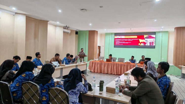 FUTURISTIK: Sebagai perwujudan dari penjajakan kerja sama riset multidisiplin, BRIN dan UIN Madura teguhkan kolaborasi. (Achmad Muhlis/Kabar Madura)
