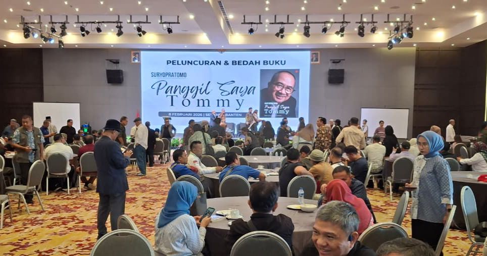 FULL AGENDA: Suasana salah satu rangkaian kegiatan HPN 2026 di Banten. (Ist/Kabar Madura)