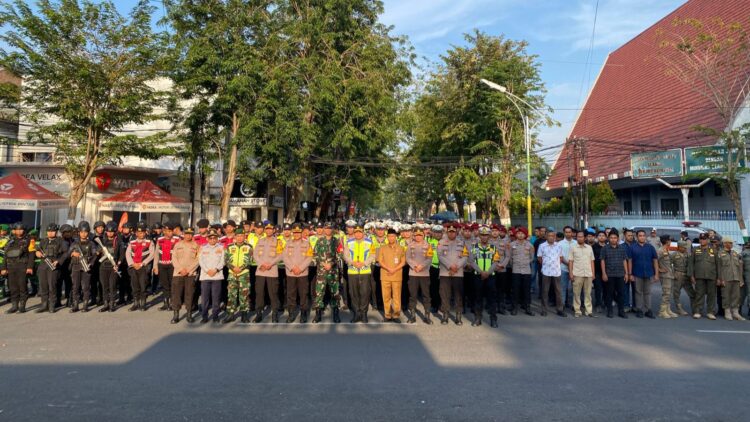 AMAN & NYAMAN: Kapolres Pamekasan menginstruksikan berbagai pihak bersinergi dalam menyukseskan malam takbiran Idulfitri 1447 H. (Ist/Kabar Madura)